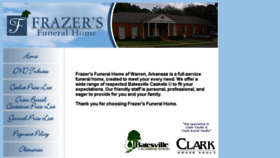 What Frazerfuneralhome.com website looked like in 2016 (7 years ago)