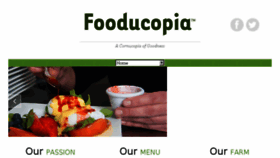 What Fooducopia.com website looked like in 2016 (7 years ago)