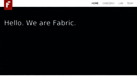 What Fabricinteractive.com website looked like in 2016 (7 years ago)