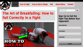 What Fighttips.com website looked like in 2016 (7 years ago)