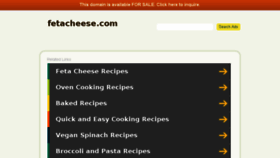 What Fetacheese.com website looked like in 2016 (7 years ago)