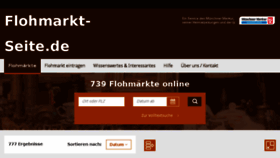 What Flohmarkt-seite.de website looked like in 2016 (7 years ago)