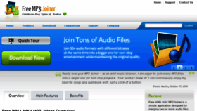 What Free-mp3-joiner.com website looked like in 2016 (7 years ago)