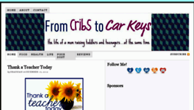 What Fromcribstocarkeys.com website looked like in 2016 (7 years ago)