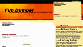 What Fundumper.com website looked like in 2011 (13 years ago)