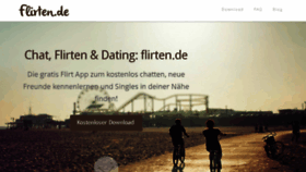 What Flirten.de website looked like in 2016 (7 years ago)