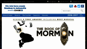 What Fscjartistseries.org website looked like in 2016 (9 years ago)