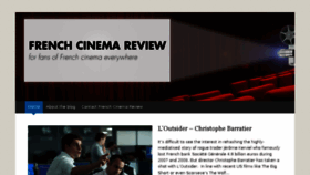What Frenchcinemareview.com website looked like in 2016 (7 years ago)
