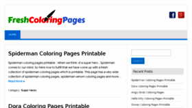 What Freshcoloringpages.com website looked like in 2016 (7 years ago)