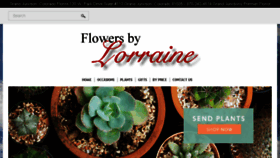 What Flowersbylorraine.com website looked like in 2016 (7 years ago)