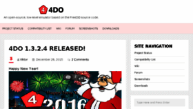 What Fourdo.com website looked like in 2016 (7 years ago)