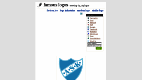 What Famous-logos.com website looked like in 2016 (7 years ago)