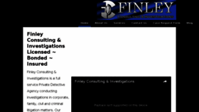 What Finleyinvestigations.com website looked like in 2016 (7 years ago)