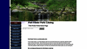 What Fishfinderparts.com website looked like in 2016 (7 years ago)