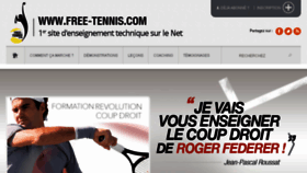 What Free-tennis.com website looked like in 2016 (7 years ago)