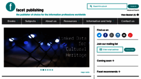 What Facetpublishing.co.uk website looked like in 2016 (8 years ago)
