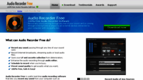 What Free-audio-recorder.net website looked like in 2016 (7 years ago)