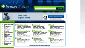 What Freeware-archiv.de website looked like in 2016 (7 years ago)