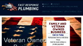 What Fastresponseplumbing.com website looked like in 2016 (7 years ago)