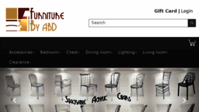 What Furniturebyabd.com website looked like in 2016 (7 years ago)