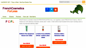 What Frenchcosmeticsforless.com website looked like in 2016 (7 years ago)
