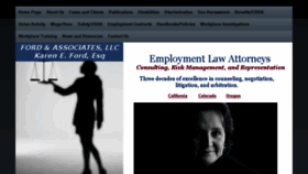 What Fordslaw.com website looked like in 2016 (7 years ago)