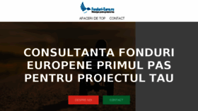 What Fonduri-euro.ro website looked like in 2016 (7 years ago)