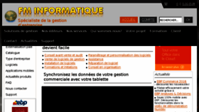 What Fminformatique.biz website looked like in 2016 (7 years ago)