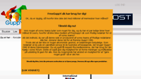 What Freeguppy.dk website looked like in 2016 (7 years ago)