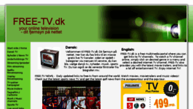 What Free-tv.dk website looked like in 2016 (7 years ago)