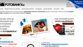 What Fotobanky.cz website looked like in 2016 (7 years ago)