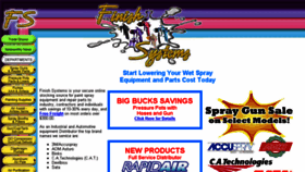 What Finishsystems.com website looked like in 2016 (7 years ago)