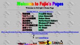 What Fujie.jp website looked like in 2016 (7 years ago)