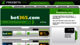 What Freebets.org website looked like in 2016 (7 years ago)