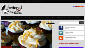 What Fictionalfood.net website looked like in 2016 (7 years ago)