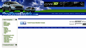 What Fordfocuselectric.com website looked like in 2016 (7 years ago)