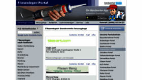 What Fliesenleger-portal.de website looked like in 2016 (7 years ago)