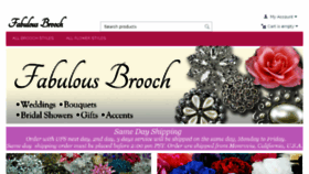 What Fabulousbrooch.com website looked like in 2016 (7 years ago)