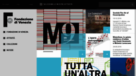 What Fondazionedivenezia.org website looked like in 2016 (7 years ago)