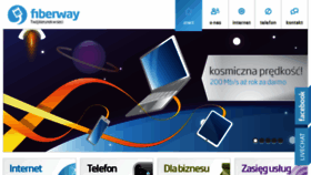 What Fiberway.pl website looked like in 2016 (7 years ago)