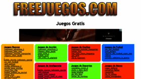 What Freejuegos.com website looked like in 2016 (7 years ago)