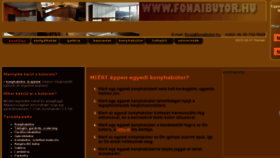 What Fonaibutor.hu website looked like in 2016 (7 years ago)