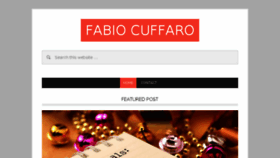What Fabiocuffaro.com website looked like in 2016 (7 years ago)