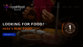 What Foodtourmalaysia.com website looked like in 2016 (7 years ago)