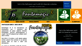 What Fantacalciob.it website looked like in 2016 (7 years ago)