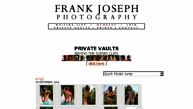 What Frankjosephphotography.com website looked like in 2016 (7 years ago)