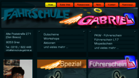 What Fahrschule-gabriel.at website looked like in 2016 (7 years ago)