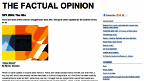 What Factualopinion.com website looked like in 2016 (7 years ago)