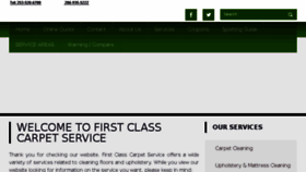What Firstclasscarpetservice.com website looked like in 2016 (7 years ago)