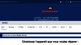 What Francecrans.com website looked like in 2016 (7 years ago)